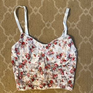 FLORAL LACE BUSTIER
